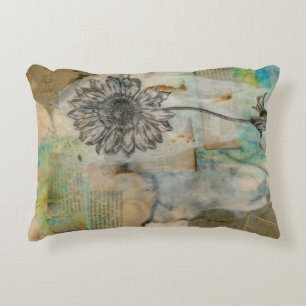 Vellum Floral I Decorative Pillow