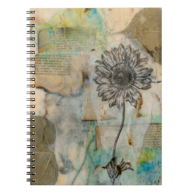 Vellum Floral I Notebook (Front)
