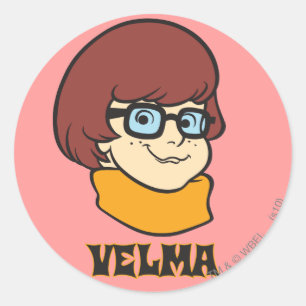 Velma Name Graphic Classic Round Sticker