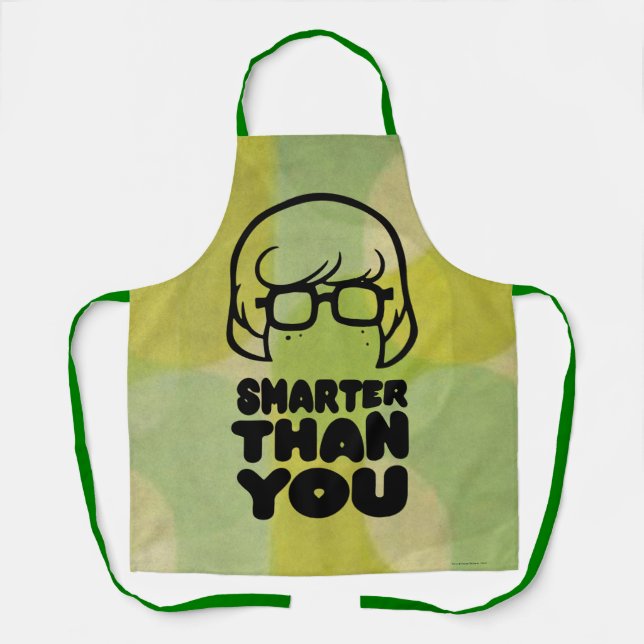 Velma "Smarter Than You" Graphic Apron (Front)