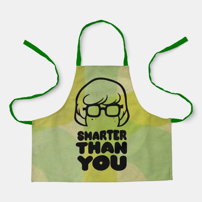 Velma "Smarter Than You" Graphic Apron (Front)