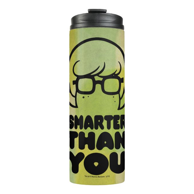 Velma "Smarter Than You" Graphic Thermal Tumbler (Front)