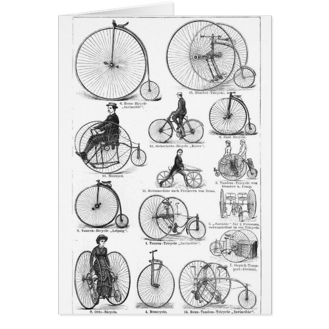 Vélo à grande roue Penny Farthing (Devant)