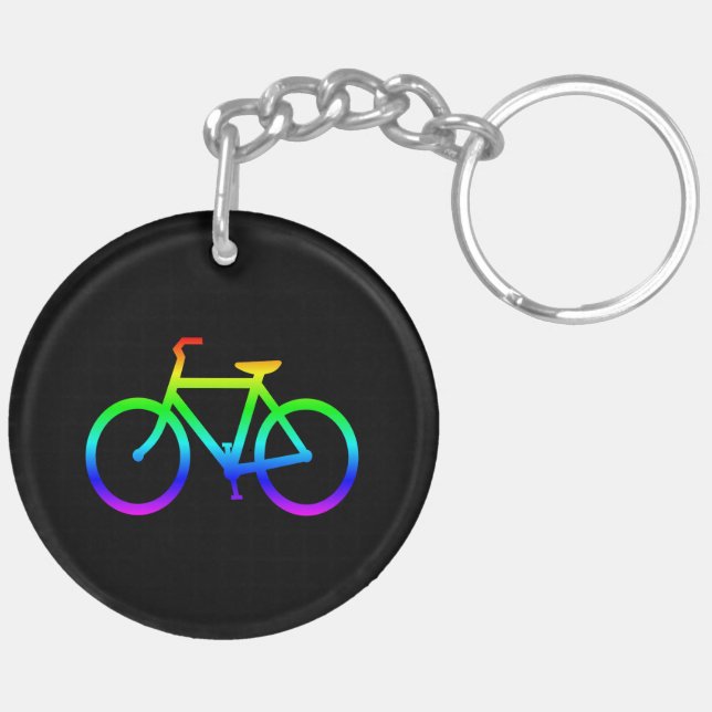 Vélo arc-en-ciel lumineux (Dos gauche)