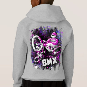 Vélo Bmx Rétro - Sweat - shirt à capuche Bmx Trick