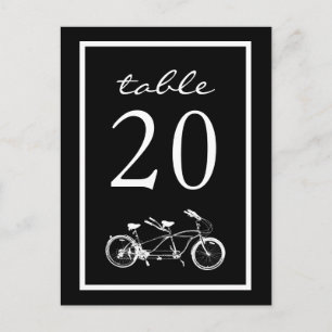 Vélo Conçu Pour Deux Numéros De Table (Noir)
