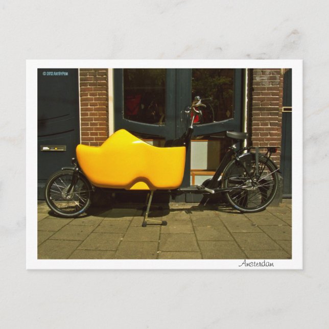 Vélo construit pour la chaussure - carte postale (Devant)