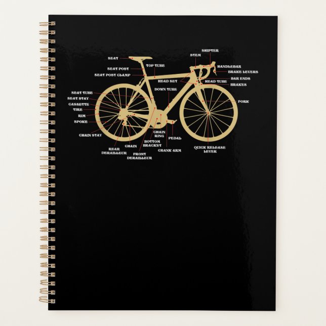 Vélo Cyclisme Anatomie Road Bike Parts Vélo (Devant)