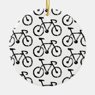 Vélo de course Imprimer ornement en céramique