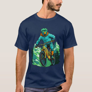 Vélo de perroquet - T-Shirt de perroquets de motar