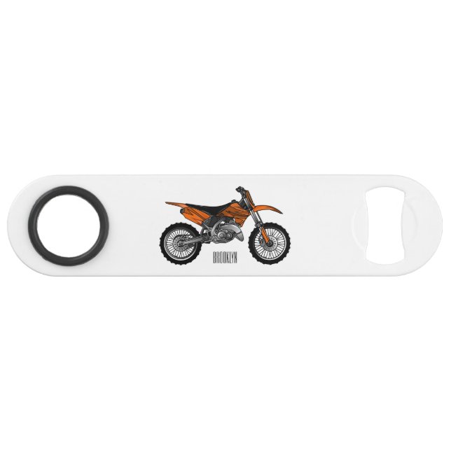 Vélo droit hors route moto / motocross dessin anim (Devant (Horizontal))
