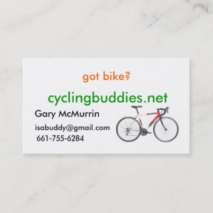 vélo obtenu ? cartes de visite