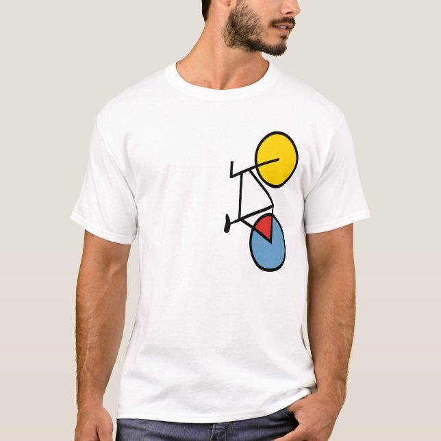 Vélo sur le côté T-shirt (Devant)