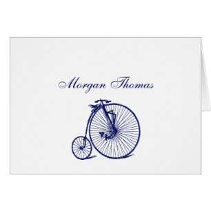 Vélo Velocipede Penny Farthing vintage Blu