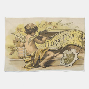 Vélo vintage cuisine serviette main