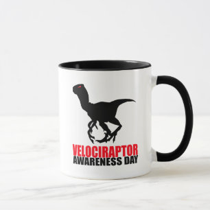 Velociraptor Awareness Day Mug
