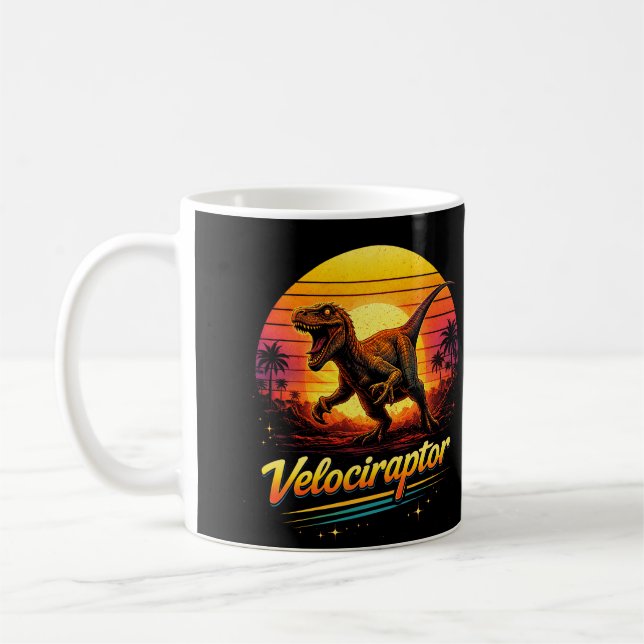 Velociraptor Coffee Mug (Left)