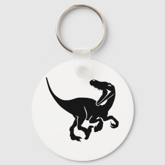 Velociraptor dinosaur keychain