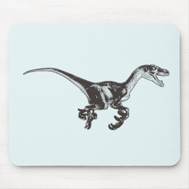 Velociraptor Dinosaur Mousepad (Front)