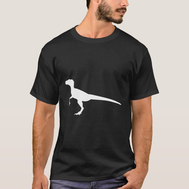 Velociraptor Dinosaur Sweat - shirt à capuche (Devant)