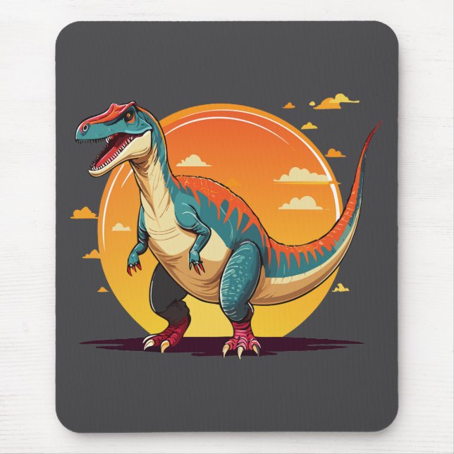 Velociraptor Mouse Pad (Front)