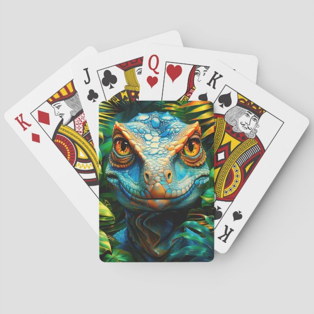 Velociraptor Playing Cards (Back)