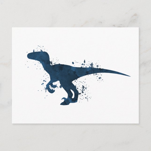 Velociraptor Postcard (Front)