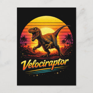 Velociraptor Postcard