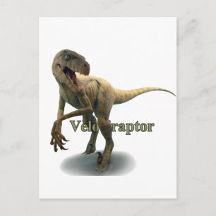 Velociraptor Postcard