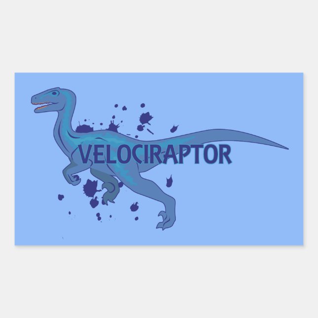 Velociraptor Sticker (Front)