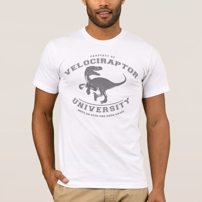 Velociraptor University T-Shirt (Front)