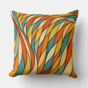 Velocity Bloom Throw Pillow