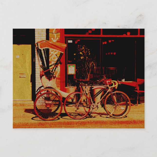 velorickshaw vintage postcard (Front)