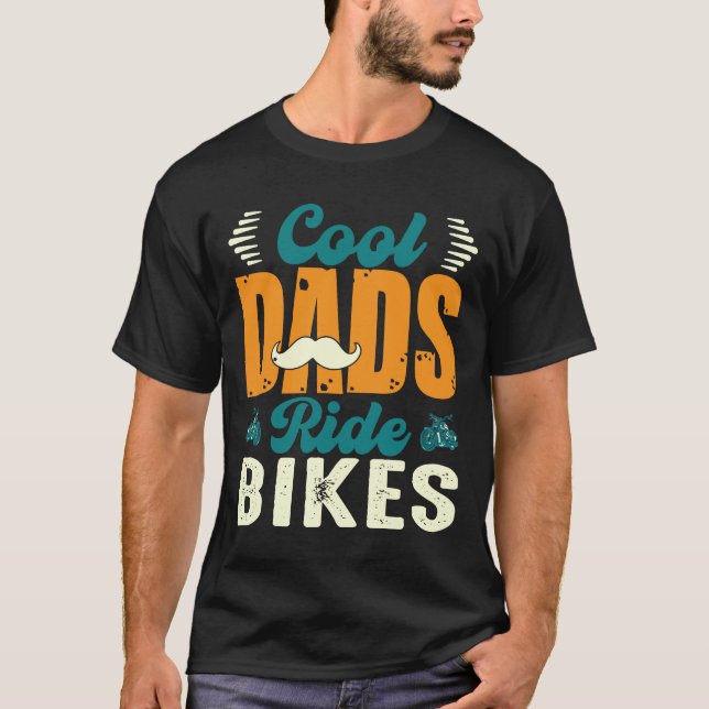 Vélos cool Dads - T-Shirt Cadeau Pour Papa (Devant)