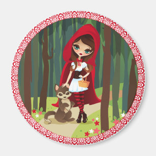 Velusa Red Riding Hood Magnet