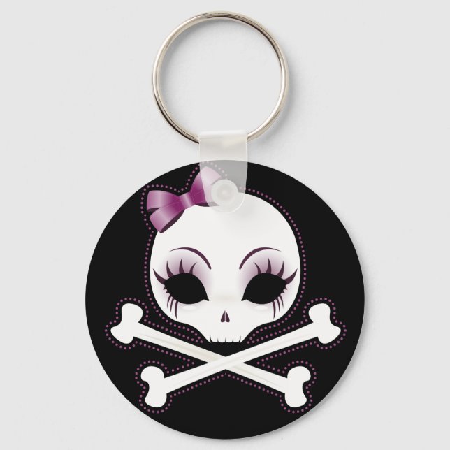 VelusaSkullie Keychain (Front)