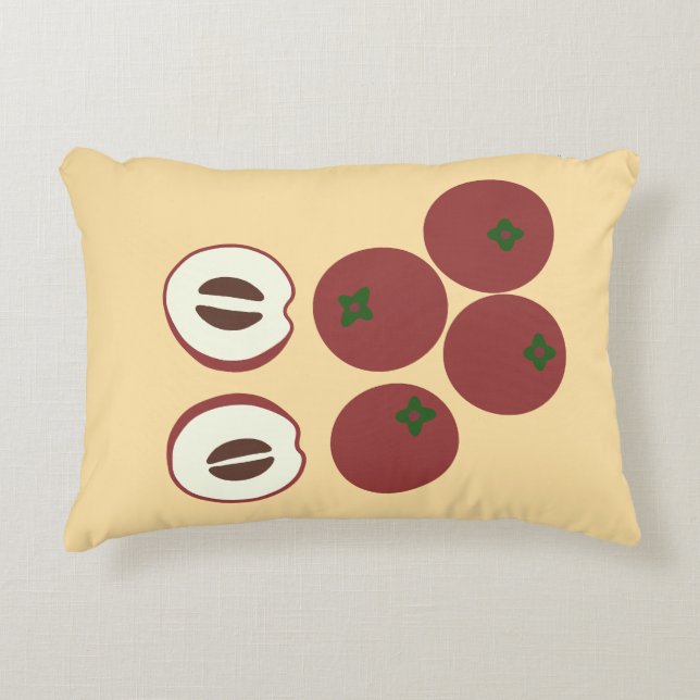 Velvet Apple Accent Pillow (Front)