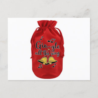 Velvet Bottle Bag, Velvet Wine Bag Promotional Bag Postcard