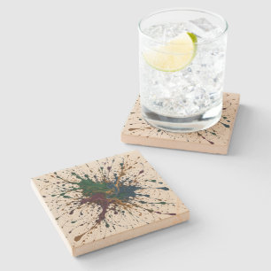 Velvet Confluence Stone Coaster