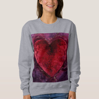 Velvet Emotion – Romantic Love heart Sweatshirt