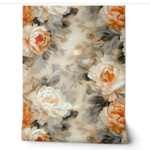 Velvet Fall Whispers Botanical Wallpaper
