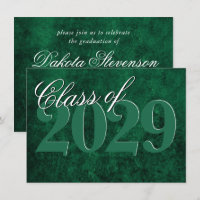 Velvet Grad | Emerald Green Jewel Tone Grunge