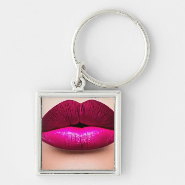 Velvet Lips  Keychain (Front)