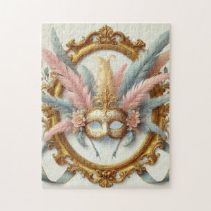 Velvet Masquerade – Royal Elegance Jigsaw Puzzle
