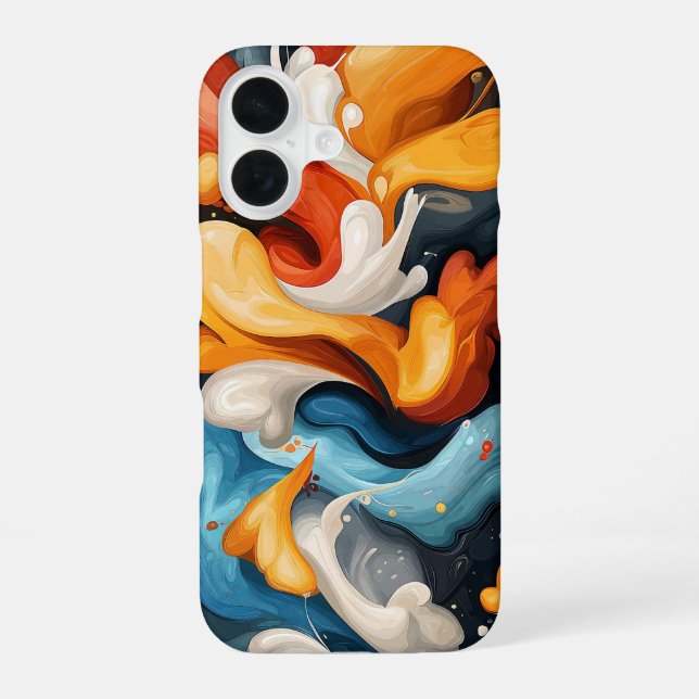 Velvet Petals iPhone 16 Case (Back)
