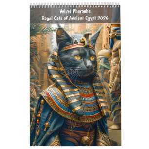 Velvet Pharaohs – Regal Cats of Ancient Egypt Calendar