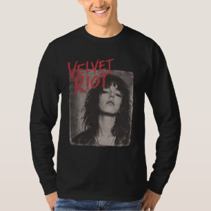 Velvet Riot Grunge Punk Portrait T-Shirt