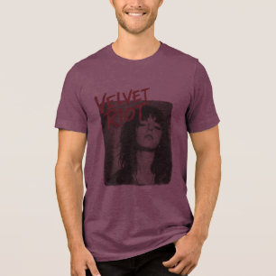 Velvet Riot Grunge Punk Portrait Tri-Blend Shirt
