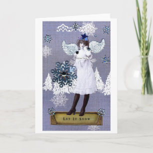 Velvet Snow Holiday Card
