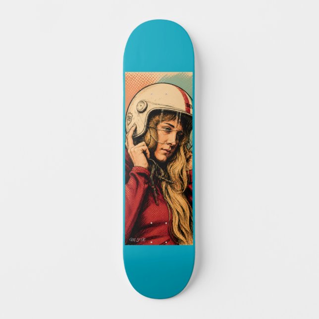Velvet Velocity Skateboard (Front)